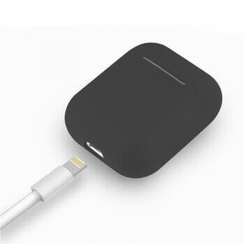Silikonové ochranné pouzdro pro Apple AirPods 4.generace (2024) - černé (3.generace)