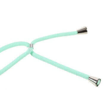 Gumový ochranný kryt se šňůrkou na krk pro Samsung Galaxy S24 FE - světle zelený