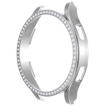 Luxusní ochranný kryt se sklem pro Samsung Galaxy Watch 7 FE - stříbrný