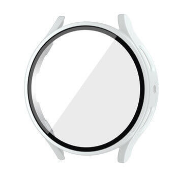 Ochranný kryt se sklem pro Samsung Galaxy Watch 7 40 mm - bílý