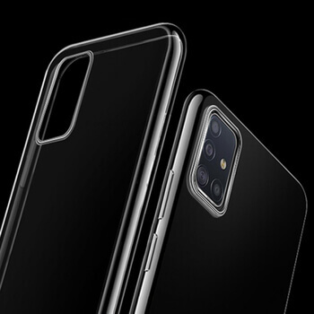 Silikonový obal pro Samsung Galaxy A71 5G - průhledný