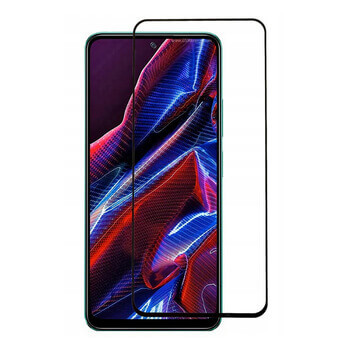 3D ochranné tvrzené sklo s rámečkem pro Xiaomi Poco X7 Pro - černé