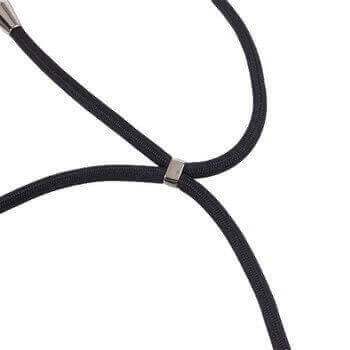 MagSafe silikonový kryt se šňůrkou pro Apple iPhone 13 Pro - světle růžový