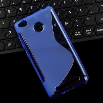 Silikonový ochranný obal S-line pro Xiaomi Redmi 3 Pro, 3S - modrý
