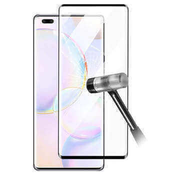 3x 3D ochranné tvrzené sklo pro Honor 400 Lite - černé - 2+1 zdarma