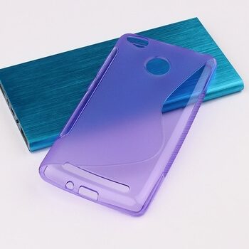 Silikonový ochranný obal S-line pro Xiaomi Redmi 3 Pro, 3S - fialový