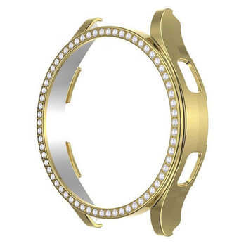 Luxusní ochranný kryt se sklem pro Samsung Galaxy Watch 7 44 mm - zlatý