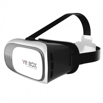 2v1 3D Brýle pro virtuální realitu VR BOX2 s ovladačem bílé
