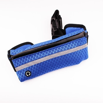 Sportovní pouzdro a ledvinka WAIST CASE - modré