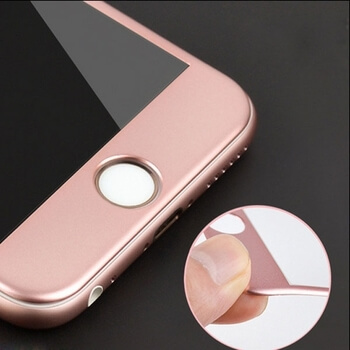 3D ochranné tvrzené sklo s rámečkem pro Apple iPhone 7 Plus - růžové