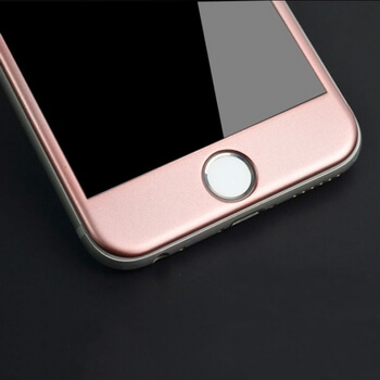 3D ochranné tvrzené sklo s rámečkem pro Apple iPhone 7 Plus - růžové