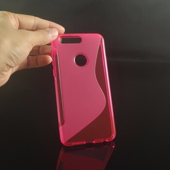 Silikonový ochranný obal S-line pro Honor 8 - růžový