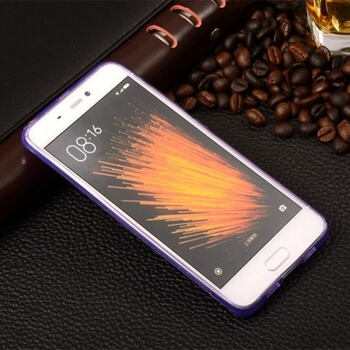 Silikonový ochranný obal S-line pro Xiaomi Mi5 - fialový