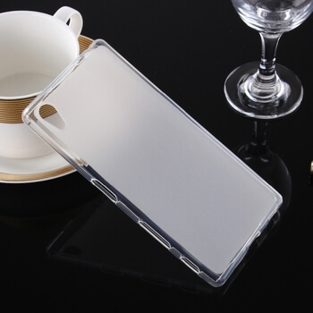 Silikonový mléčný ochranný obal pro Sony Xperia Z5 - bílý