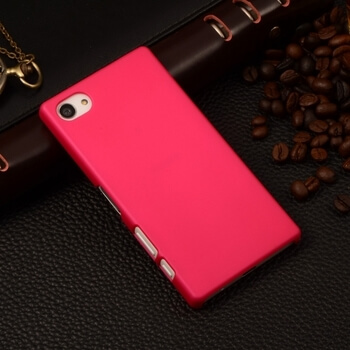 Plastový obal pro Sony Xperia Z5 - tmavě růžový