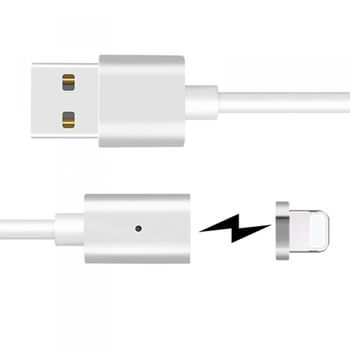 USB nabíjecí kabel s magnetickou koncovkou Lightning pro Apple - zlatý