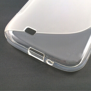 Silikonový mléčný ochranný obal pro Samsung Galaxy S4 i9505 - bílý