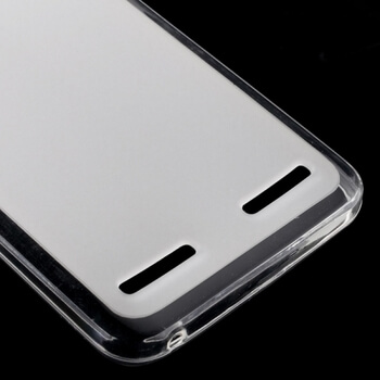 Silikonový mléčný ochranný obal pro Lenovo Vibe K5 - bílý