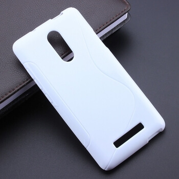Silikonový ochranný obal S-line pro Xiaomi Redmi Note 3 Pro - bílý