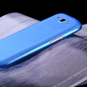 Silikonový mléčný ochranný obal pro Samsung Galaxy S3 III i9300 - žlutý