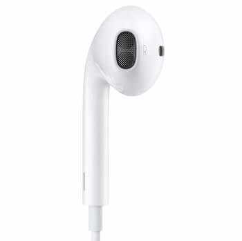 Sluchátka pro Apple iPhone, iPad, iPod s ovládáním konektor JACK 3,5mm - bílá