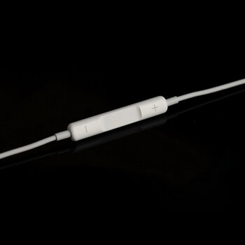 Sluchátka pro Apple iPhone, iPad, iPod s ovládáním konektor JACK 3,5mm - bílá