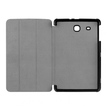2v1 Smart flip cover + zadní plastový ochranný kryt pro Samsung Galaxy Tab E 9.6 - černý