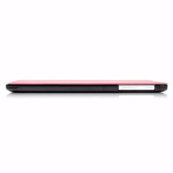 2v1 Smart flip cover + zadní plastový ochranný kryt pro Samsung Galaxy Tab E 9.6 - růžový