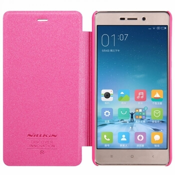FLIP pouzdro Nillkin pro Xiaomi Redmi 3 Pro, 3S - růžové