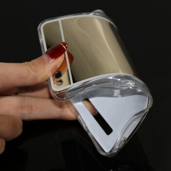 Silikonový zrcadlový ochranný obal pro Xiaomi Redmi 4A - zlatý