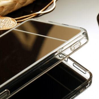 Silikonový zrcadlový ochranný obal pro Xiaomi Redmi Note 4 - stříbrný