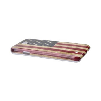 Plastový kryt pro Samsung Galaxy S4 i9505 - Americká vlajka
