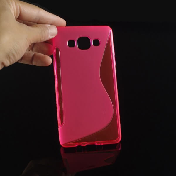 Silikonový ochranný obal S-line pro Samsung Galaxy A5 A500F - růžový