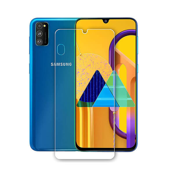 3x Ochranné tvrzené sklo pro Samsung Galaxy M21 M215F - 2+1 zdarma