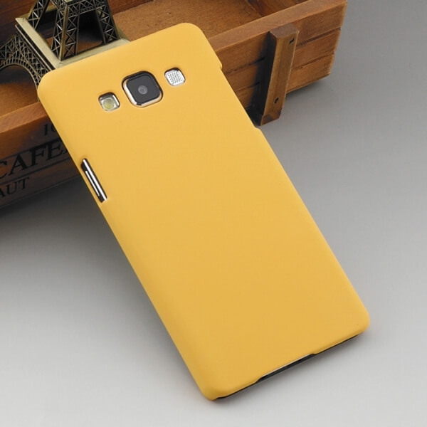 Plastový obal pro Samsung Galaxy A5 A500F - žlutý