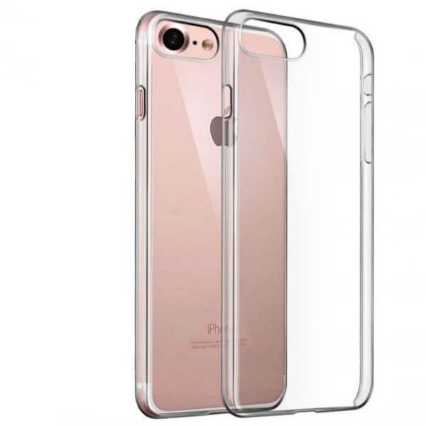 Ultratenký silikonovo plastový kryt pro Apple iPhone 7 - průhledný