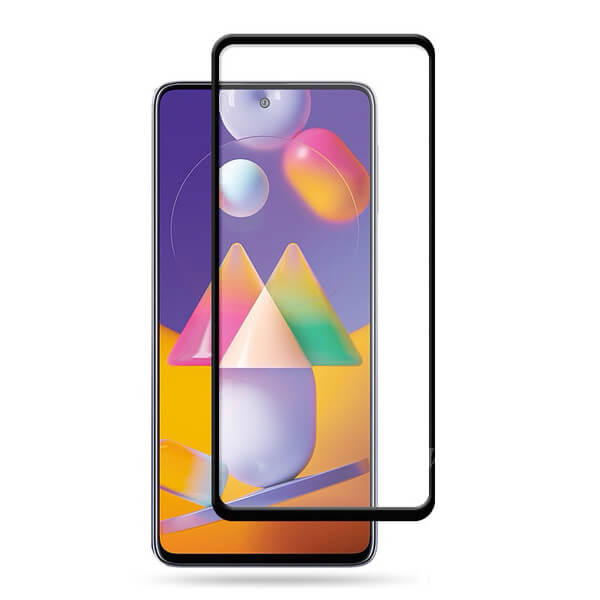 3D ochranné tvrzené sklo s rámečkem pro Samsung Galaxy M31s M317F - černé