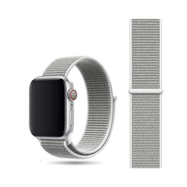 Nylonový pásek pro chytré hodinky Apple Watch 44 mm (6.série) - šedý