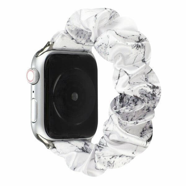 Elastický pásek pro chytré hodinky Apple Watch 38 mm (2.+3.série) - bílo černý