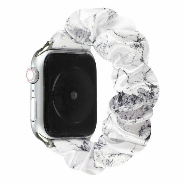Elastický pásek pro chytré hodinky Apple Watch 40 mm (4.série) - bílo černý