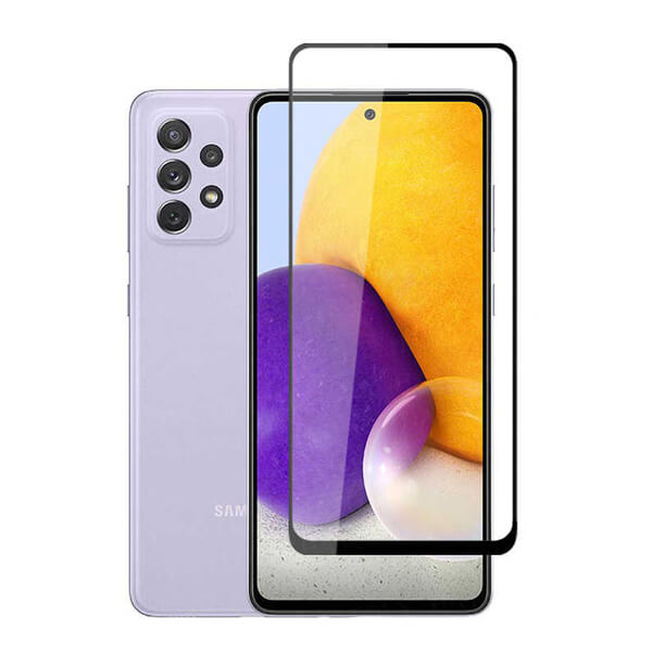 3x 3D ochranné tvrzené sklo pro Samsung Galaxy A52 A525F - černé - 2+1 zdarma