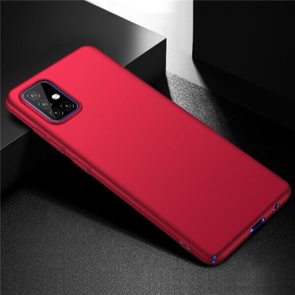Ochranný plastový kryt pro Samsung Galaxy A42 A426B - červený