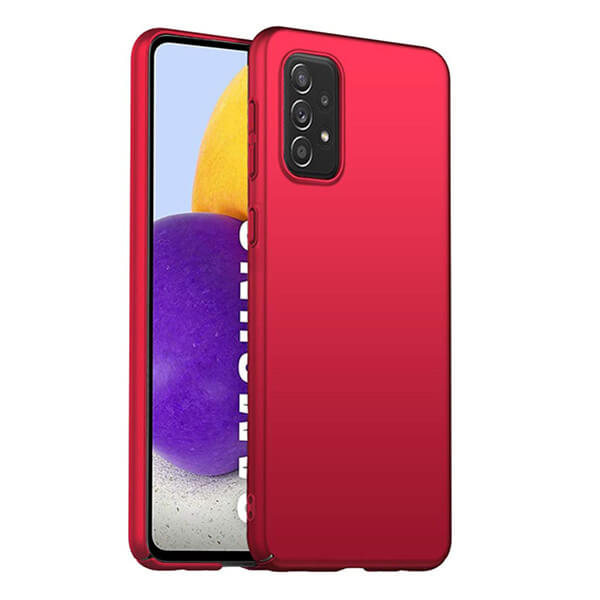 Ochranný plastový kryt pro Samsung Galaxy A52 A525F - červený
