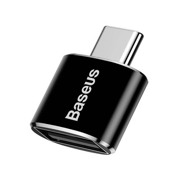 Baseus Redukce adaptér s adaptér USB-C samec/USB samice černá