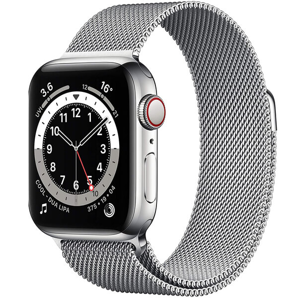 Elegantní kovový pásek pro chytré hodinky Apple Watch 40 mm (6.série) - stříbrný