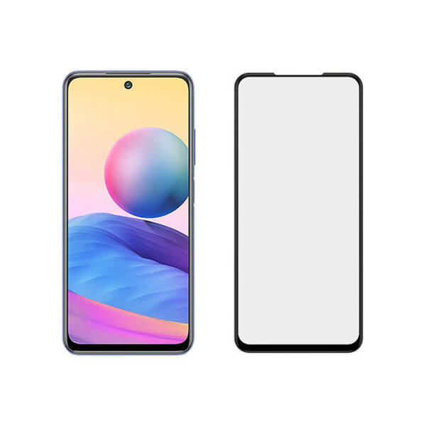 3x 3D ochranné tvrzené sklo s rámečkem pro Xiaomi Redmi Note 10 5G - černé - 2+1 zdarma