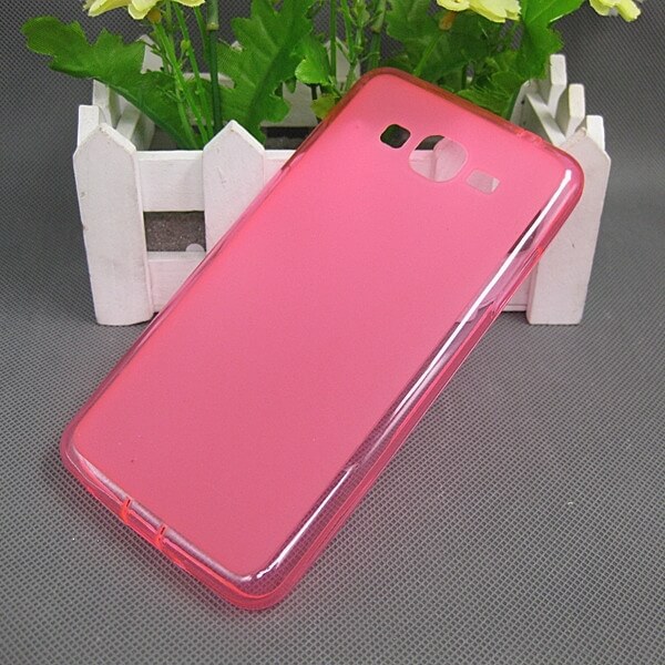 Silikonový mléčný ochranný obal pro Samsung Galaxy Grand Prime G530 - růžový