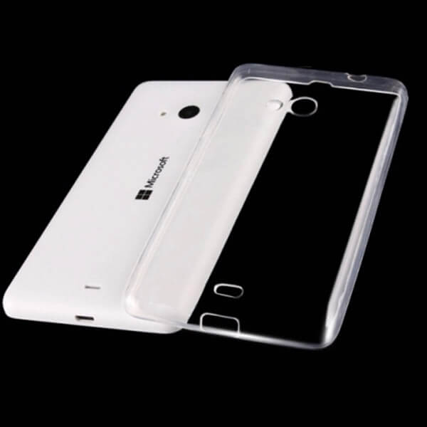 Silikonový obal pro Nokia Lumia 640 LTE - průhledný