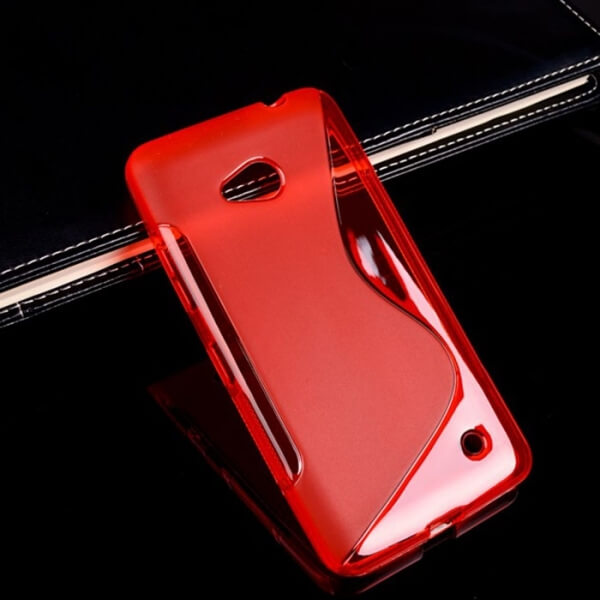 Silikonový ochranný obal S-line pro Nokia Lumia 640 LTE - červený