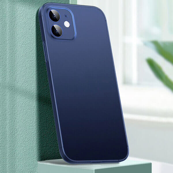 Ochranný plastový kryt pro Apple iPhone 13 Pro Max - modrý